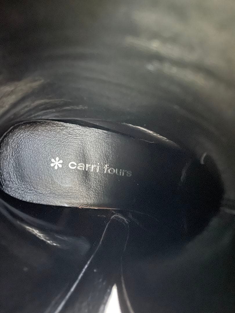 carri fours (REGAL) 本革 ロングブーツ黒24㎝