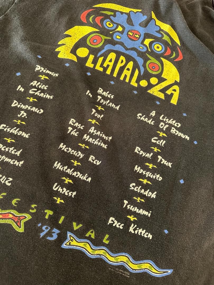 トップス 90s Lollapalooza VINTAGE T-shirt XL