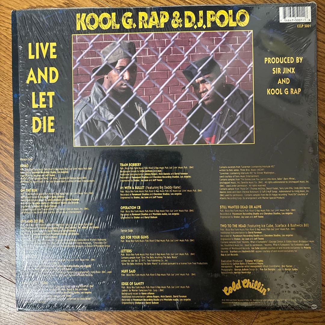 洋楽 LIVE & LET DIE / KOOL G RAP & DJ POLO