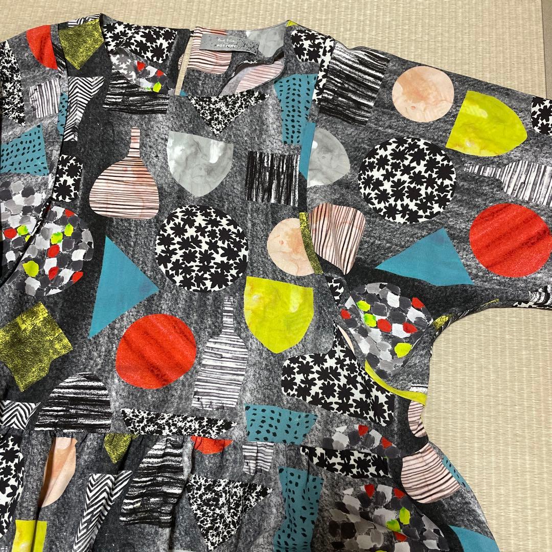 お値下げ‼️Paul Smith ポールスミス POTTERY 総柄 ワンピース