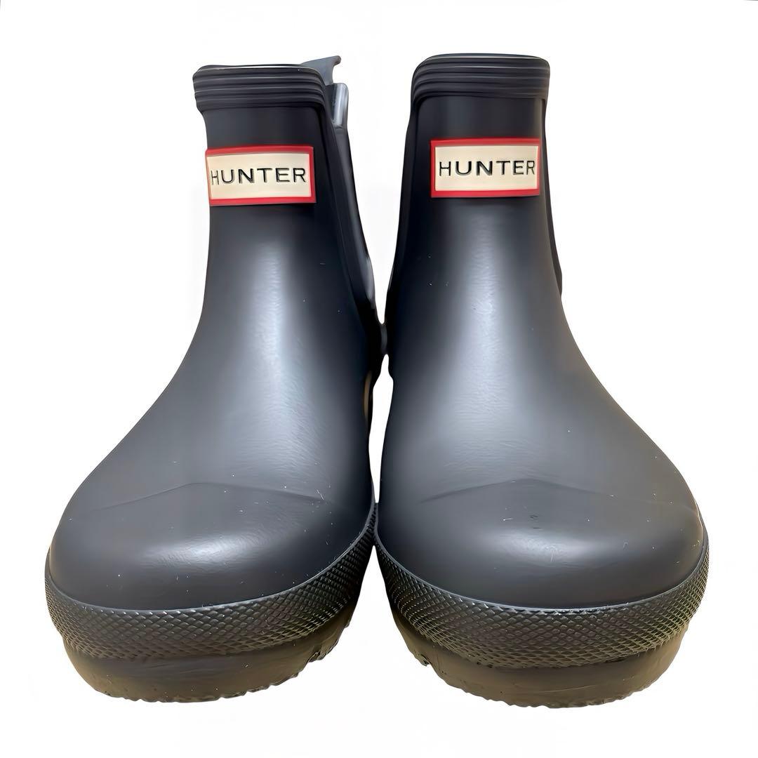 未使用級☆HUNTER ハンター　チェルシー　ショートレインブーツ　23cm