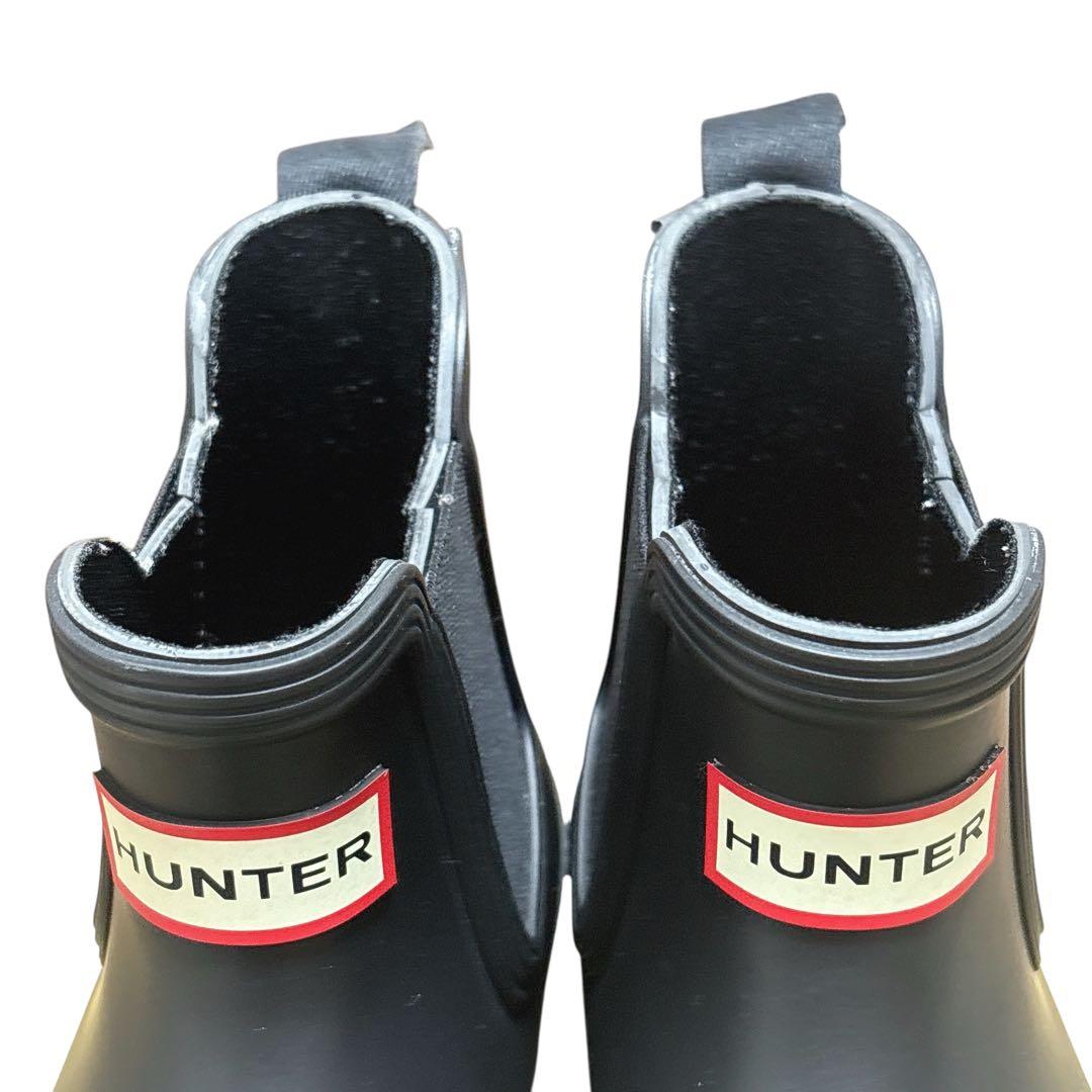 未使用級☆HUNTER ハンター　チェルシー　ショートレインブーツ　23cm