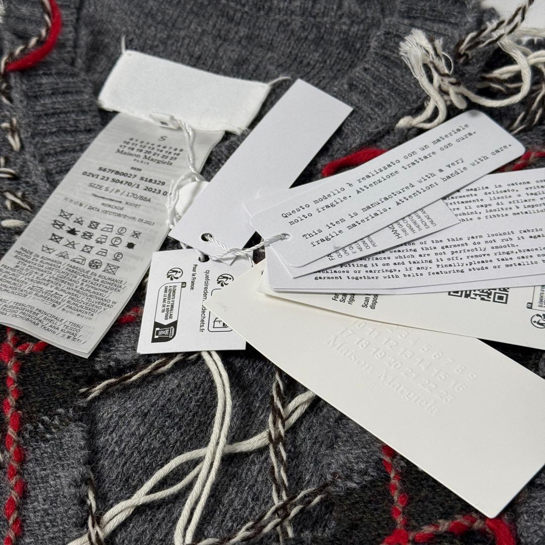 【定価21.2万】常田大希着用 MARGIELA アーガイル ウール ベスト S