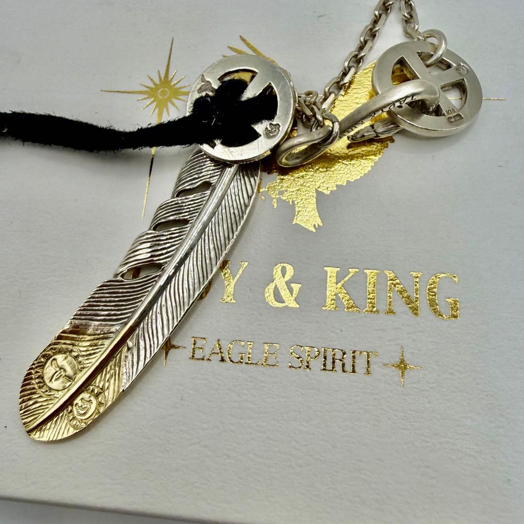 tady&king 先金フェザーL L ネックレスセット　約52センチ