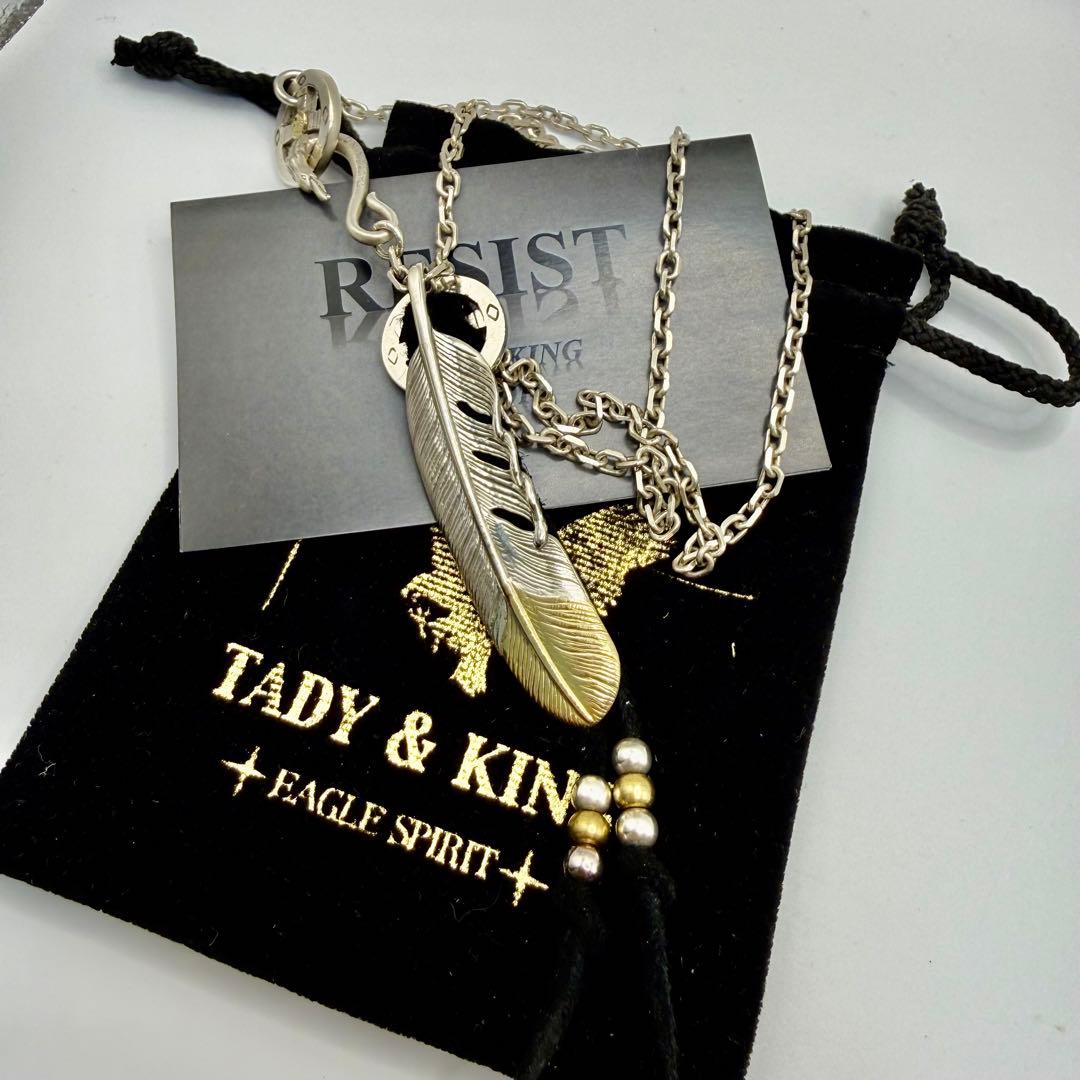 tady&king 先金フェザーL L ネックレスセット　約52センチ