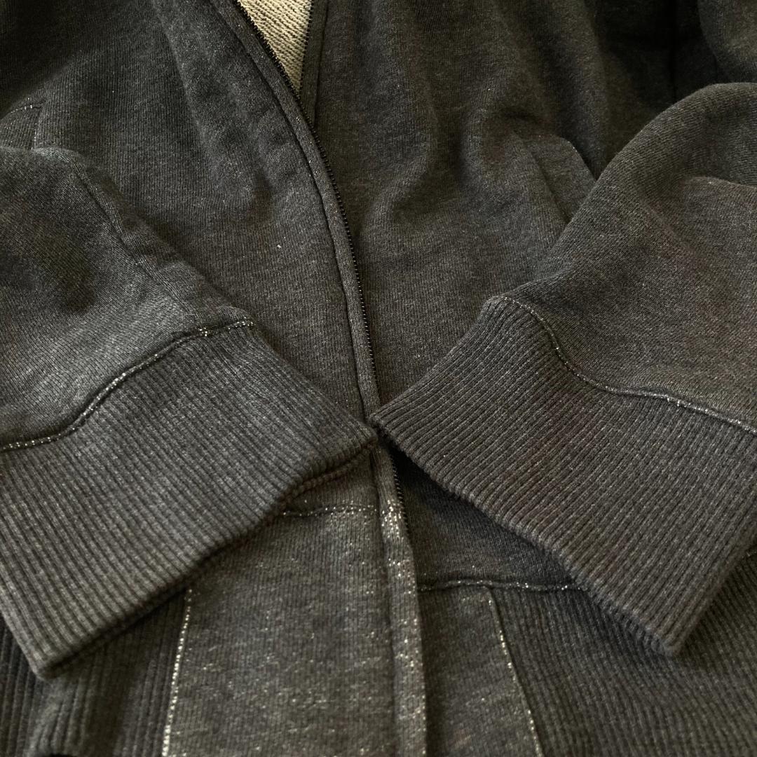 BURBERRY BLACK LABEL 　ラビットファー付きパーカー　サイズ２