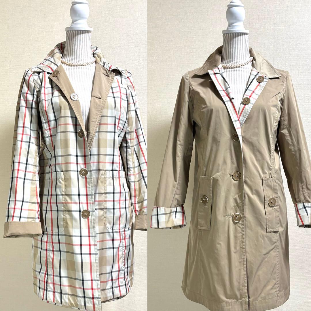 MaxMara マリナスポーツ　マリナリナルディ　リバーシブルトレンチコート　L