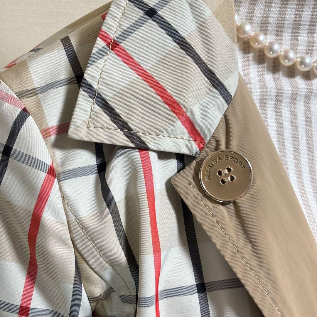 MaxMara マリナスポーツ　マリナリナルディ　リバーシブルトレンチコート　L