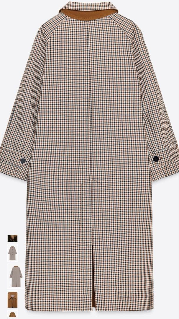 ZARA リバーシブルトレンチコート　XS