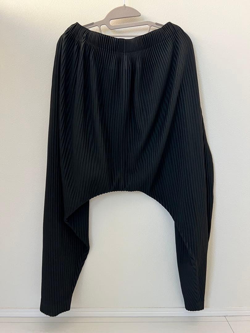 HOMME PLISSE ISSEY MIYAKE サルエルパンツ ブラック