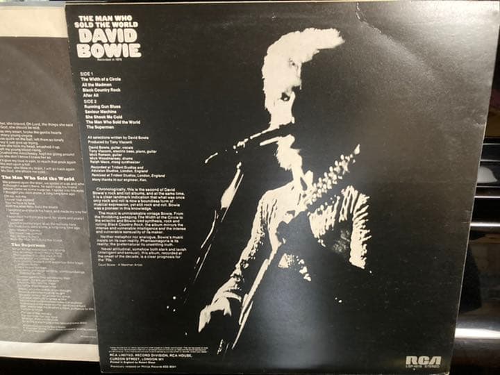 ■英盤ポスター無し■デヴィッド・ボウイ／David Bowie／デビットボウイ