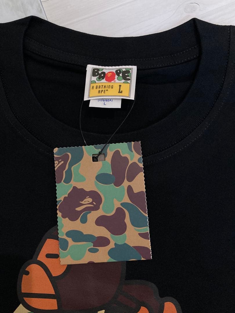 新品タグ付き✨️ A Bathing Ape bape Tシャツ L エイプ 半袖