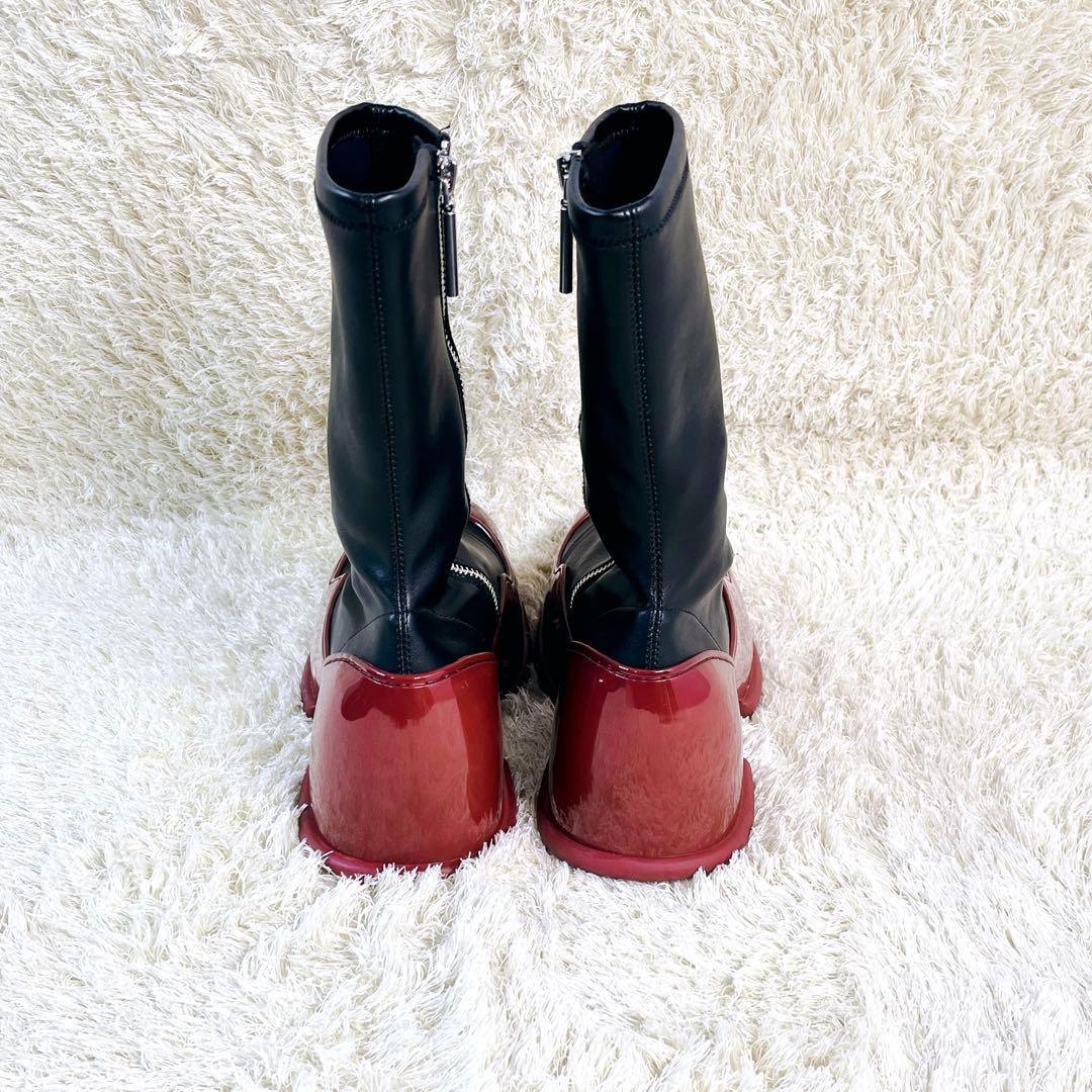 CHARLES&KEITH Pixie ピクシー パテントカーフブーツ 22.5