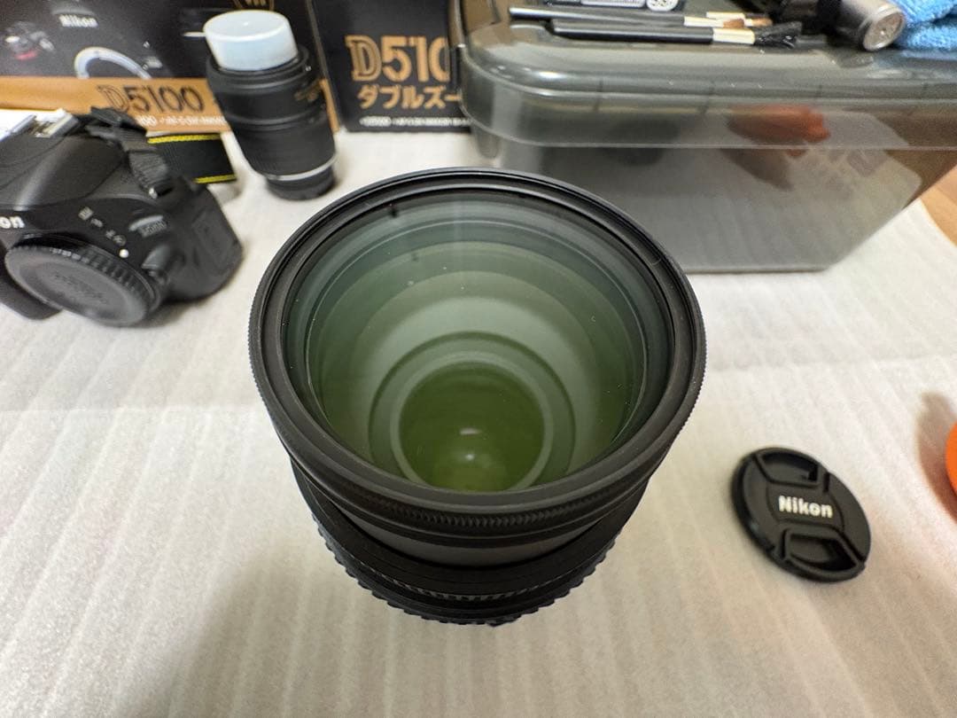 Nikon D5100 18-55mm、55-300mmレンズセット