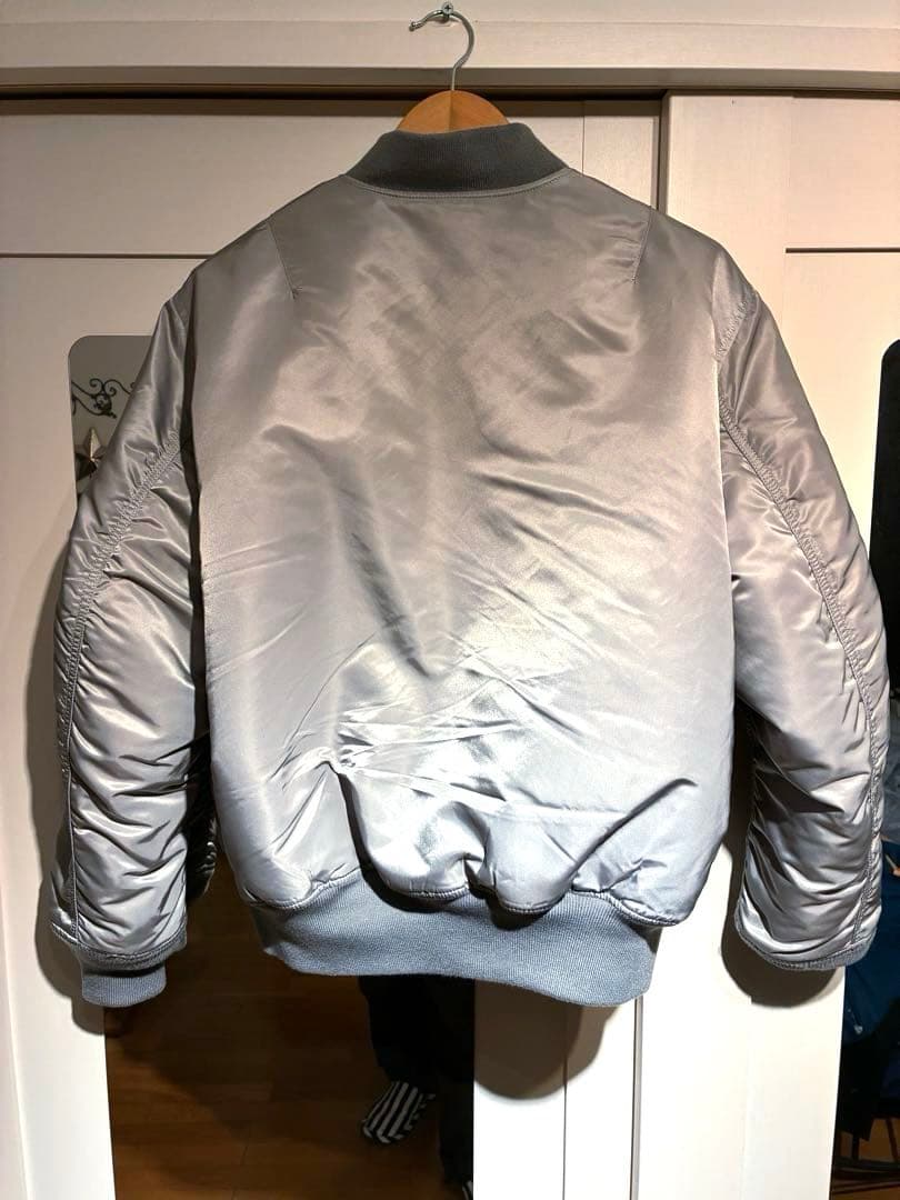 ALPHA INDUSTRIES MA-1 US SPEC シルバー