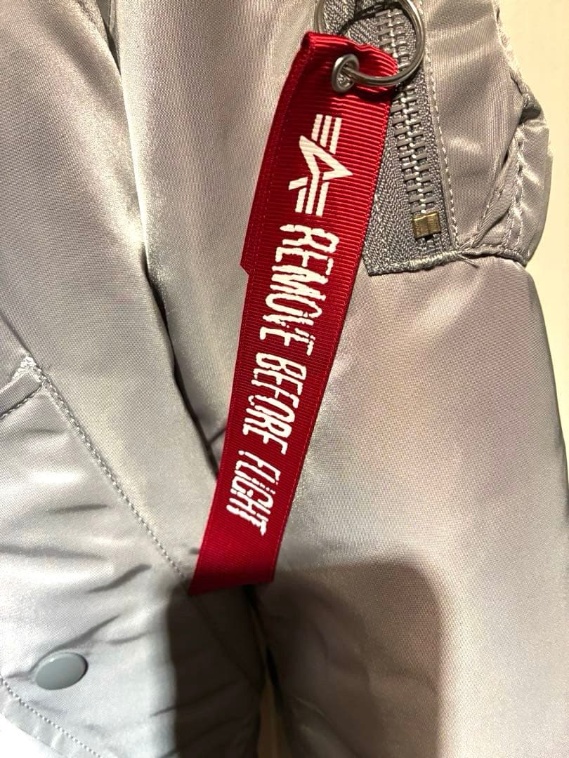 ALPHA INDUSTRIES MA-1 US SPEC シルバー