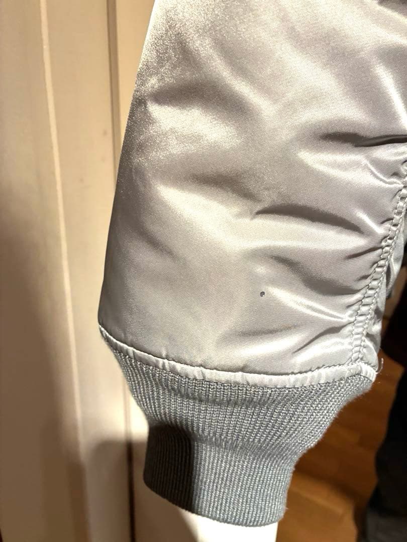 ALPHA INDUSTRIES MA-1 US SPEC シルバー