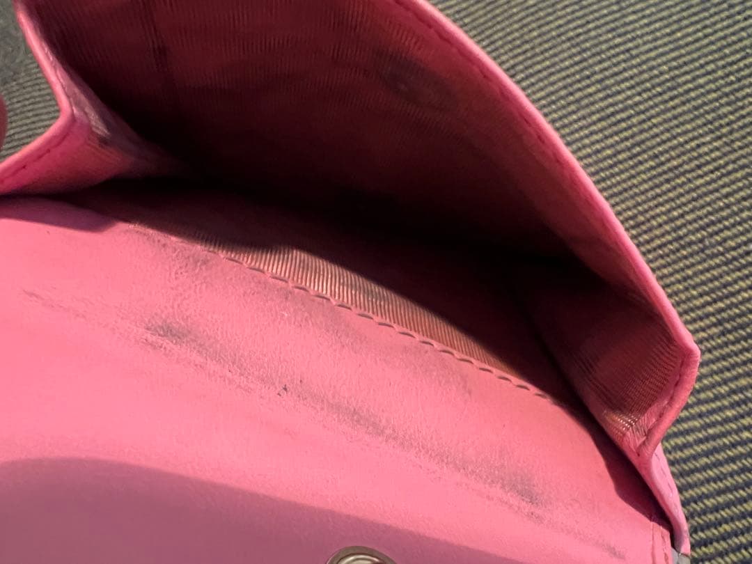 miu miu ハート柄 二つ折り財布