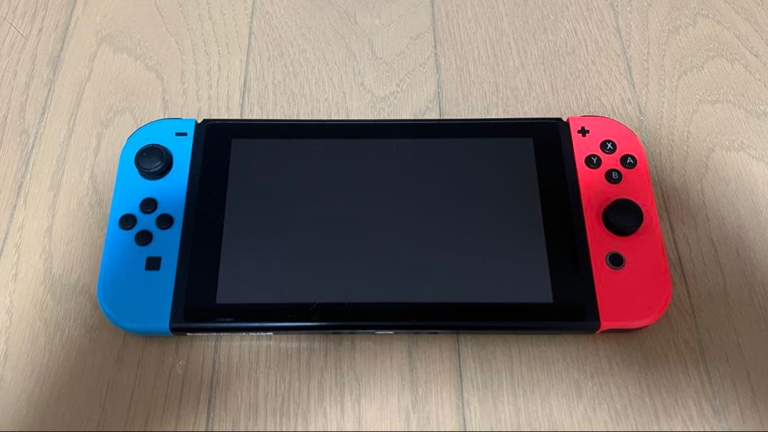 【未対策機】 Nintendo Switch 本体 青/赤 Joy-Con