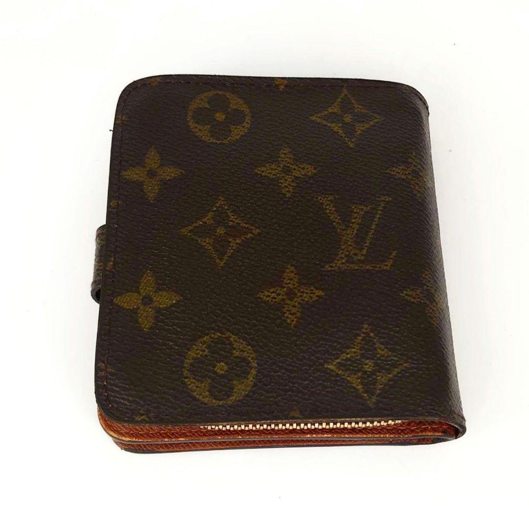 LOUIS VUITTON ルイヴィトン コンパクトジップ モノグラム 折り財布