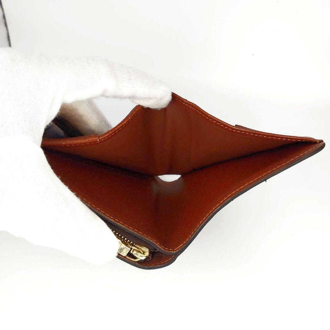 LOUIS VUITTON ルイヴィトン コンパクトジップ モノグラム 折り財布