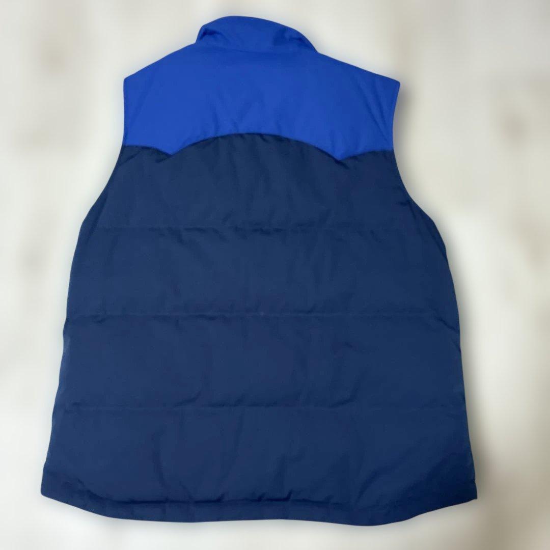 patagonia リバーシブル ベスト ネイビー/ブルー　L