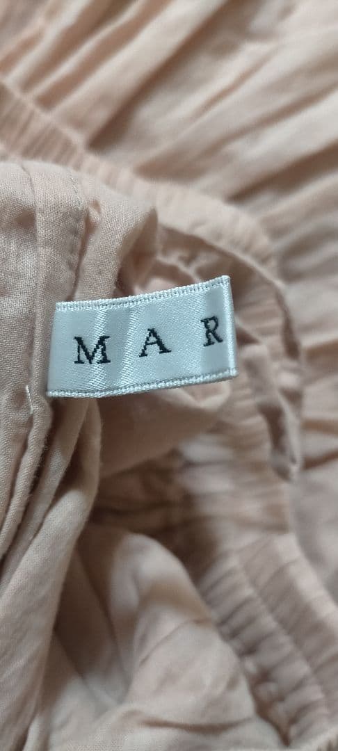 美品●マリハ MARIHA 草原の虹のスカート ピンク コットンフレア