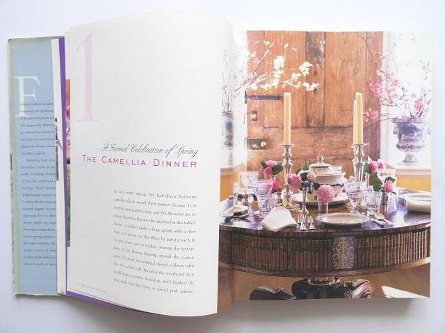洋書◆季節に合わせたパーティー料理やテーブルセッティング写真集 本 インテリア