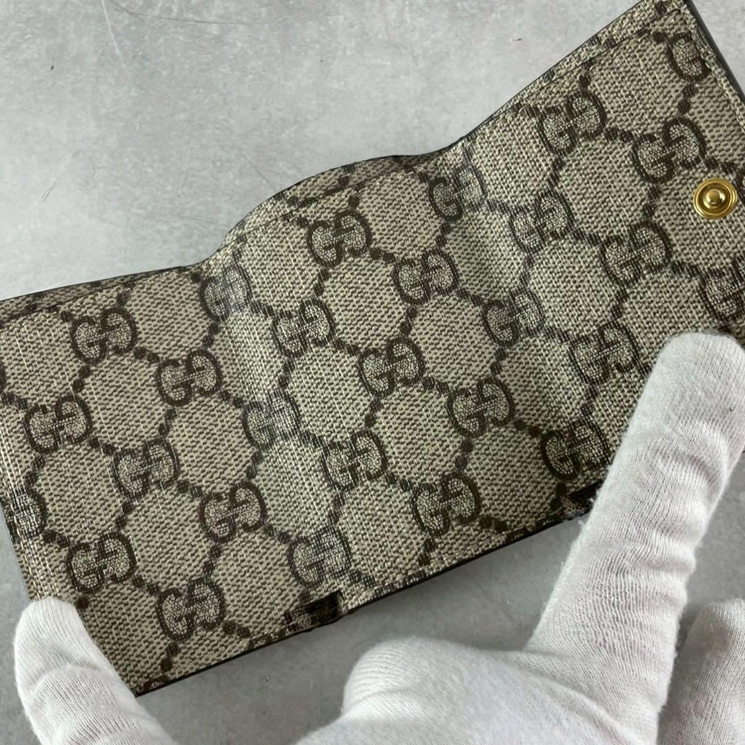 【極美品】グッチ×バレンシアガ ザ ハッカー 三つ折り財布 GGスプリーム