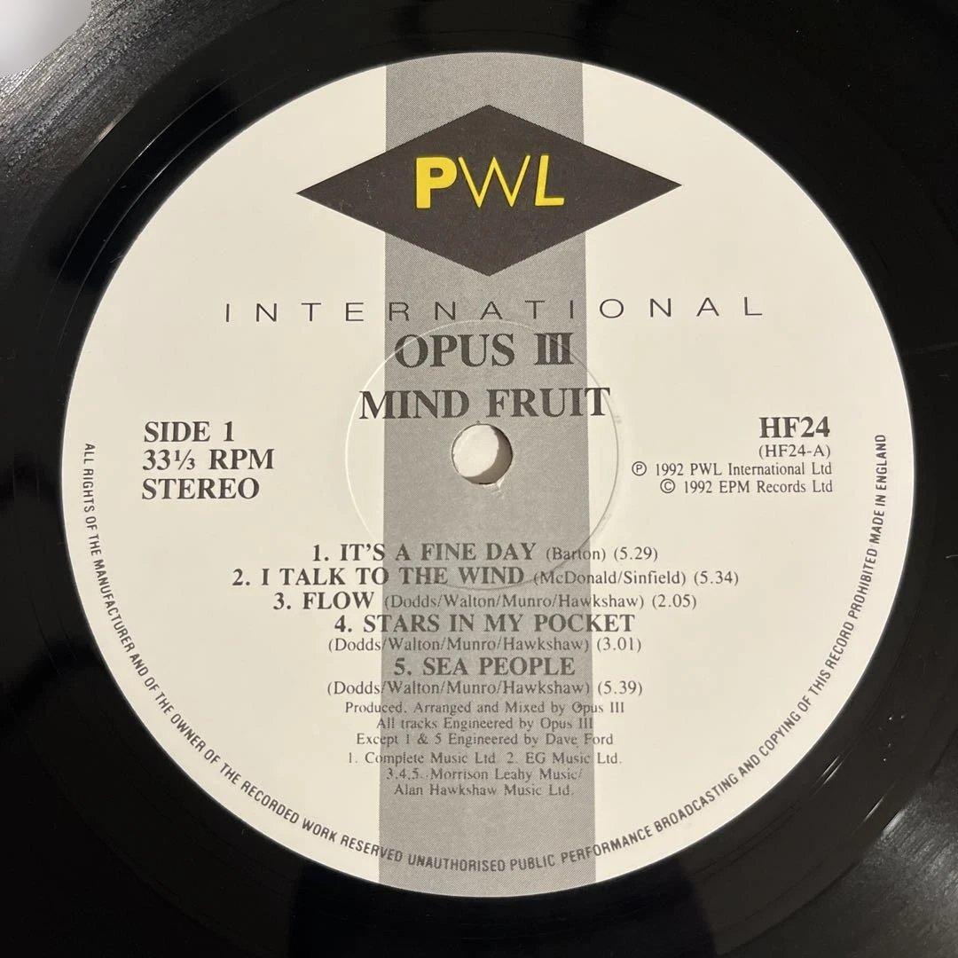 Opus III Mind Fruit レコード
