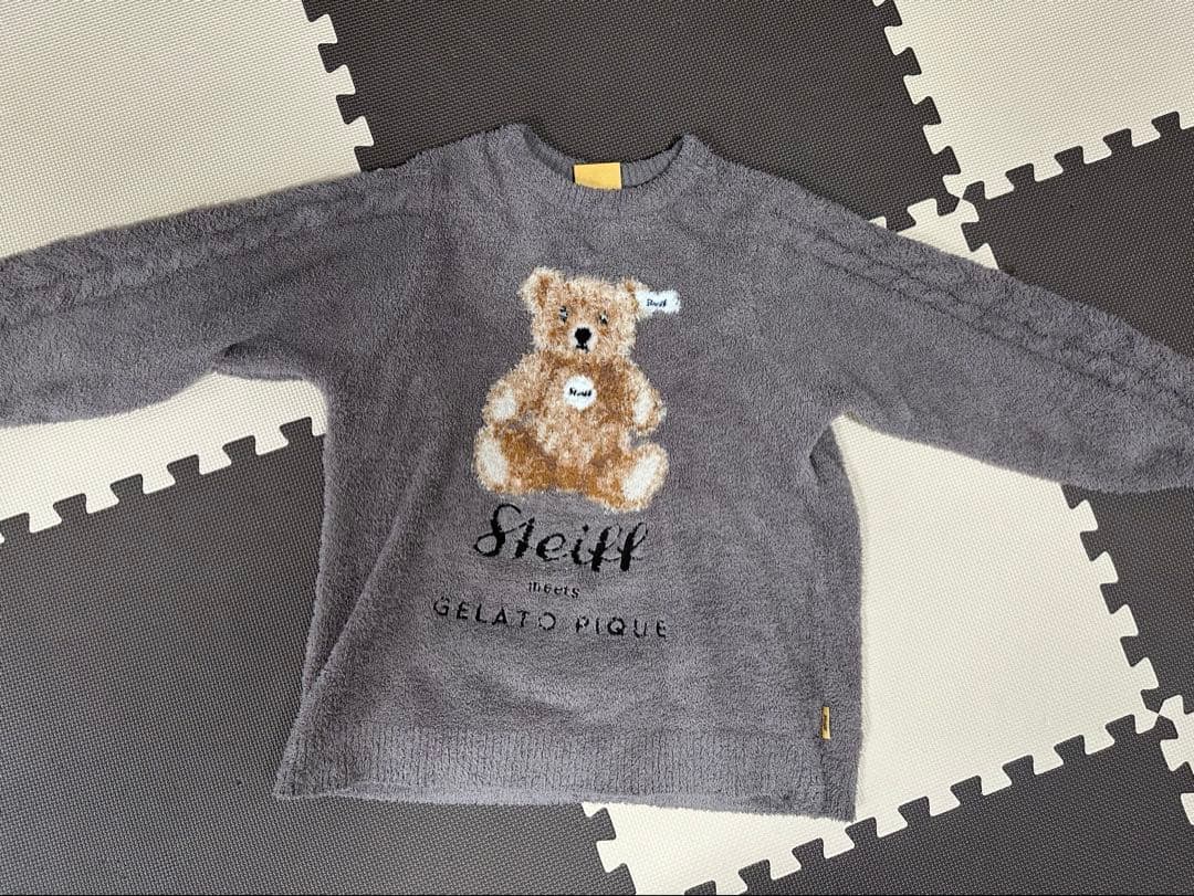 【美品/再販なし】ジェラートピケ シュタイフ パウダージャガードプルオーバー