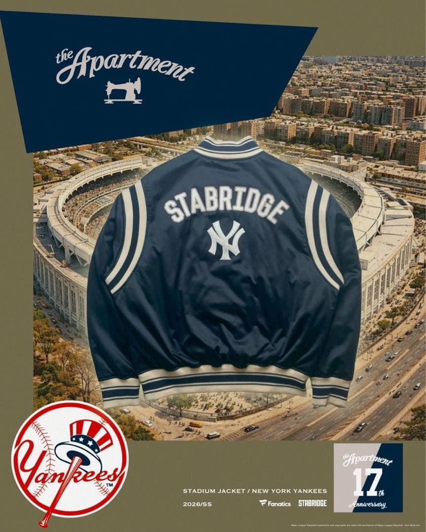 ジャケット・アウター STABRIDGE MLB Fanatics STADIUM JACKET