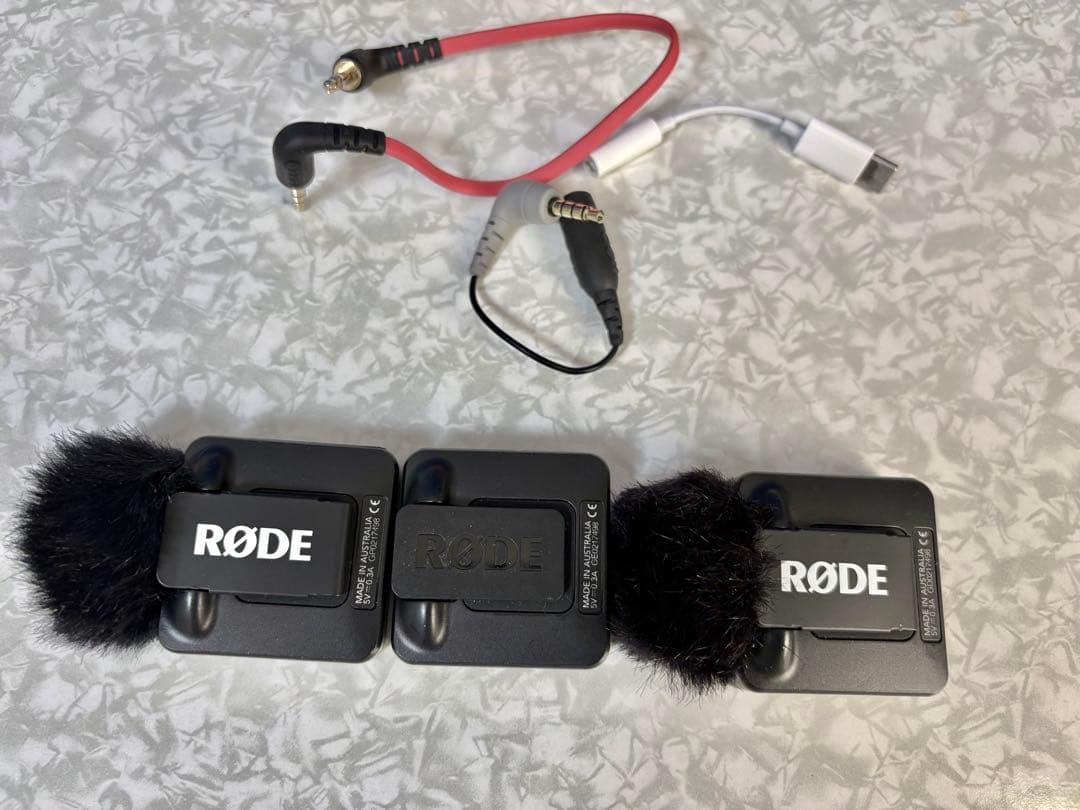 激安期間限定！Rode Wireless GO II マイク充電器&ケーブル付き