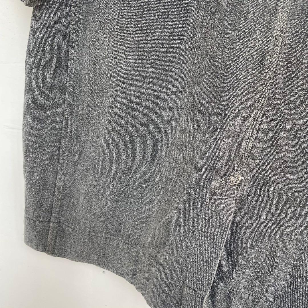 50s フレンチ ブラックシャンブレーコート ヴィンテージ ユーロ 古着