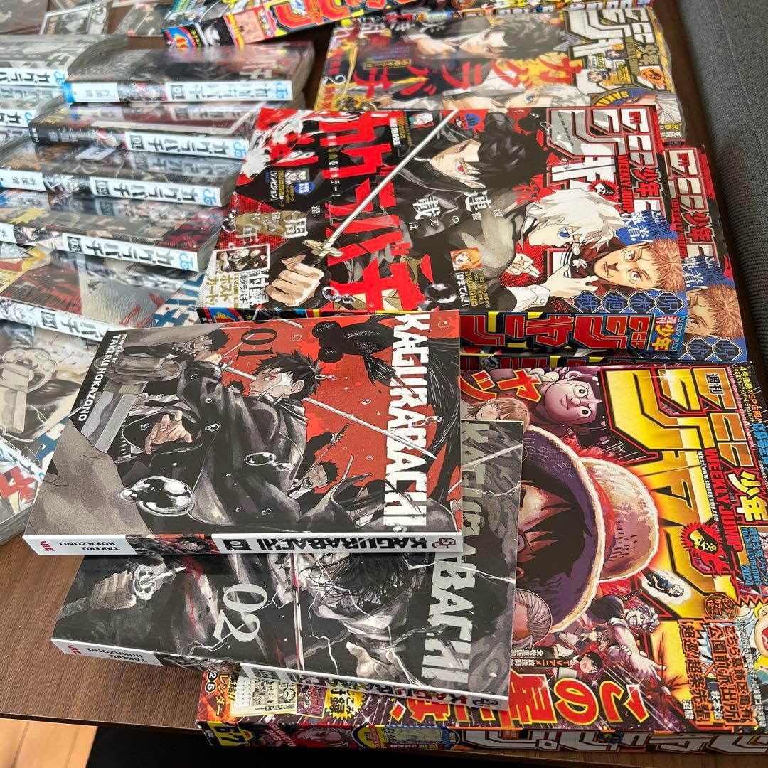 カグラバチ　初版1〜10巻　特典付き　まとめ売り