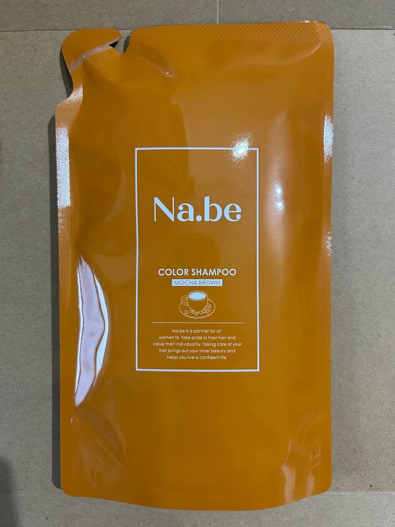 Na.be COLOR SHAMPOO 300ml モカブラウン 詰め替え用2個