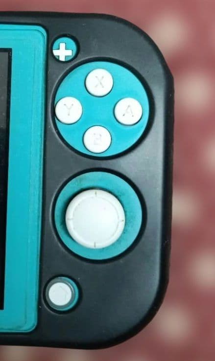 NintendoSwitchLight ターコイズ 箱、ケース付き 中古