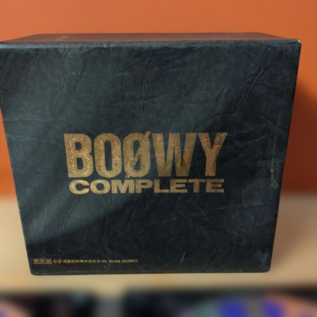 BOOWYコンプリート初回盤 入荷時の段ボール付き