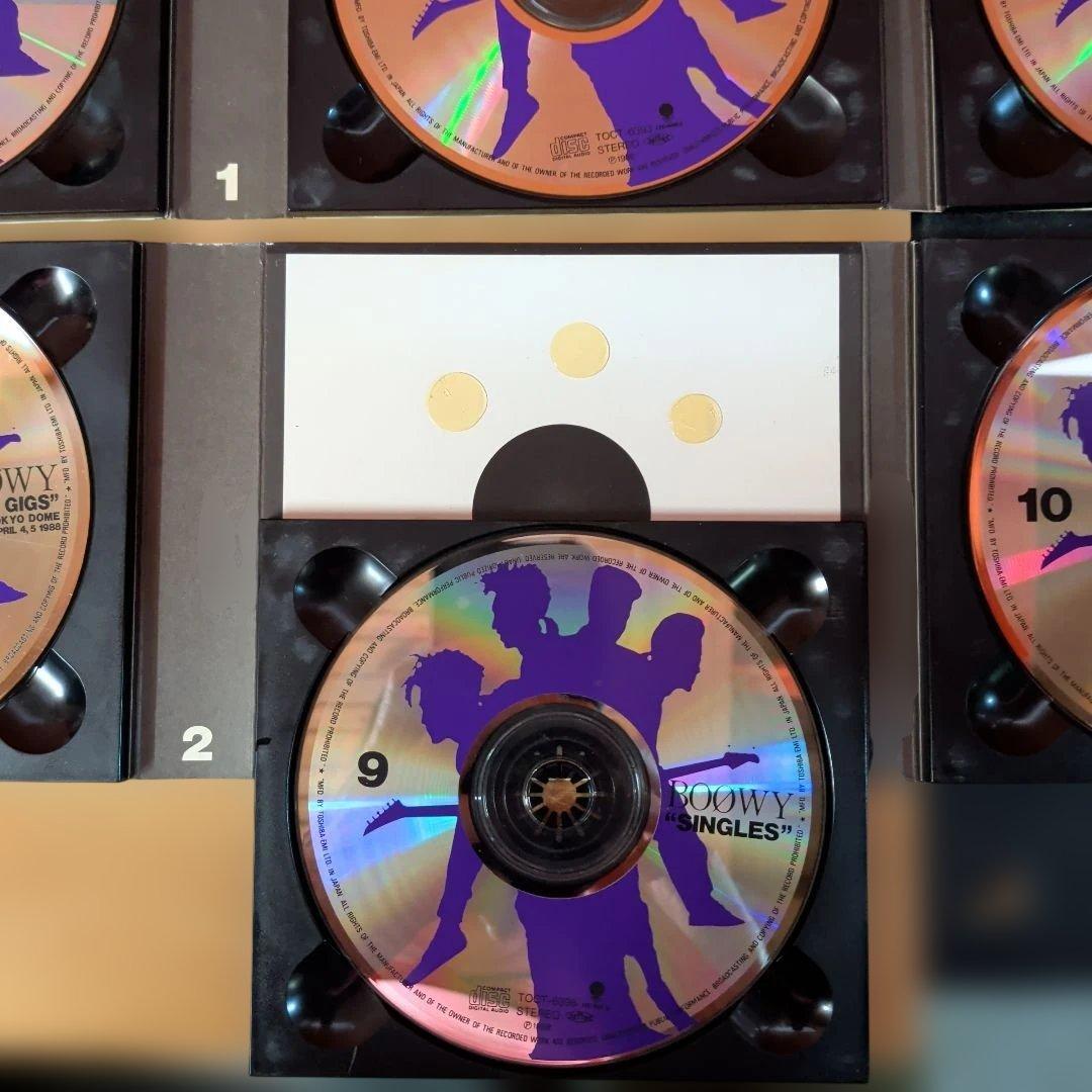 BOOWYコンプリート初回盤 入荷時の段ボール付き