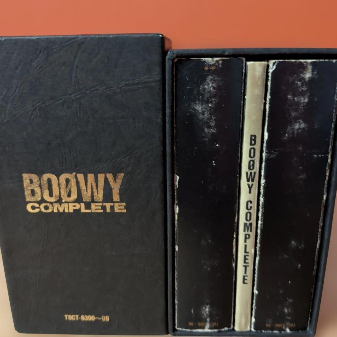 BOOWYコンプリート初回盤 入荷時の段ボール付き