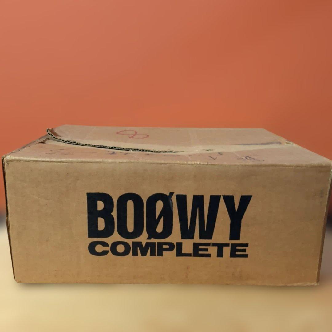 BOOWYコンプリート初回盤 入荷時の段ボール付き