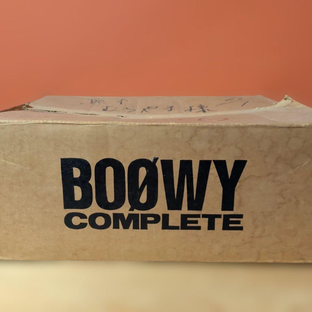 BOOWYコンプリート初回盤 入荷時の段ボール付き