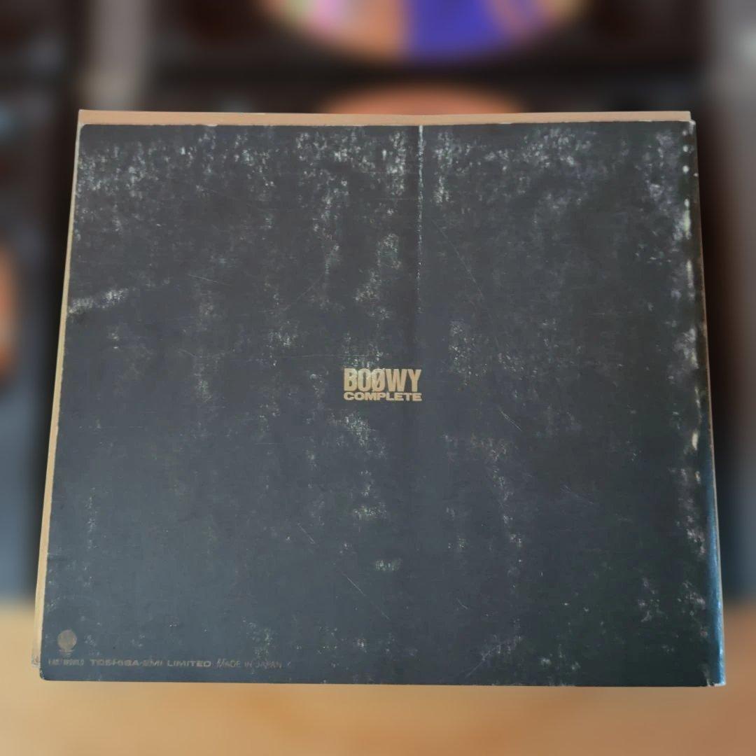 BOOWYコンプリート初回盤 入荷時の段ボール付き