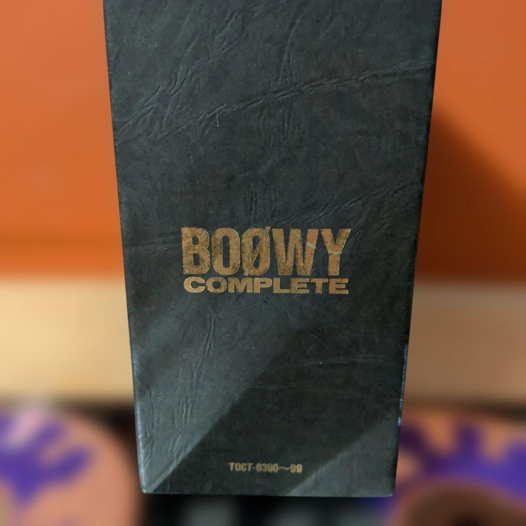 BOOWYコンプリート初回盤 入荷時の段ボール付き