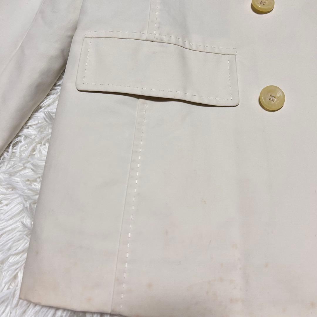 BURBERRY LONDON ショートコート アイボリー　裏地キルティング
