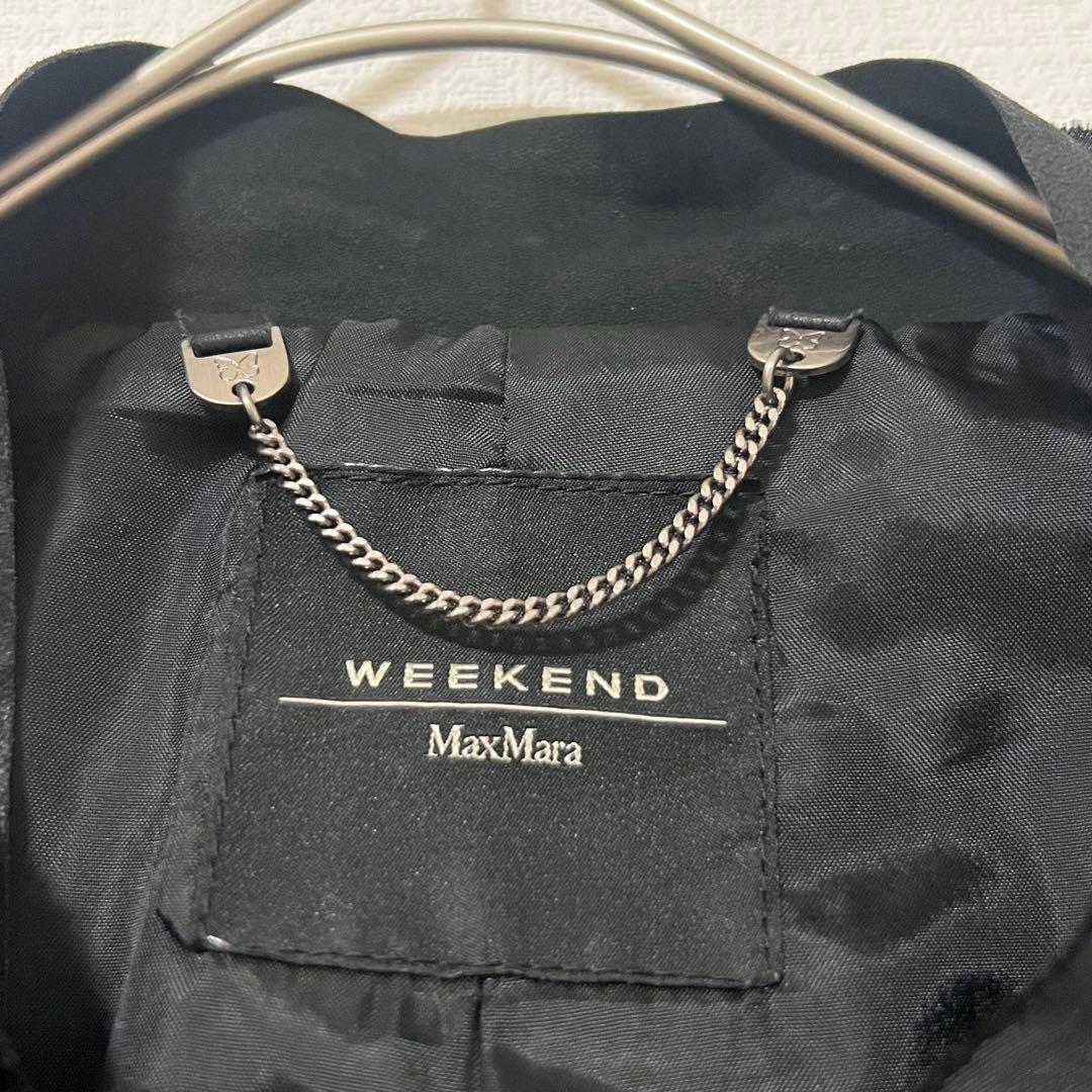 希少 MaxMara WEEKEND ティアード ジャケット 【L】ゴートスキン