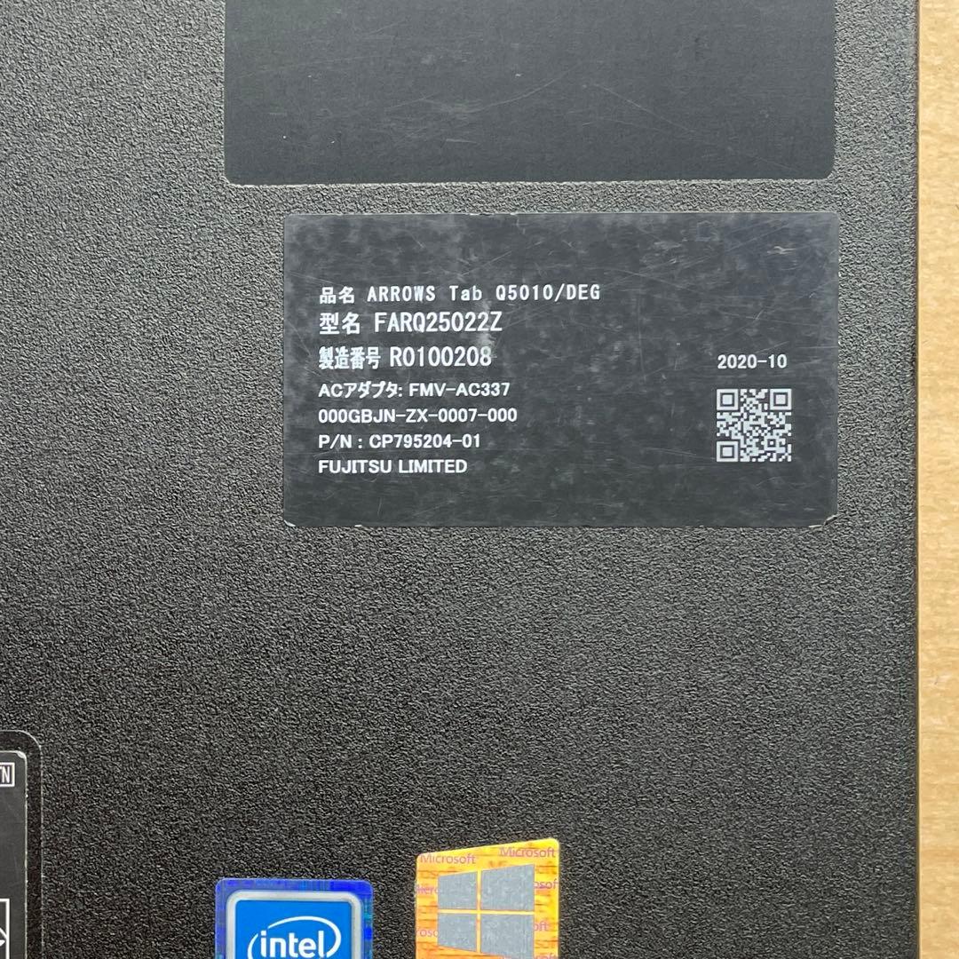 ARROWS Tab Q5010/DEG Celeron 128GB 美品　#6