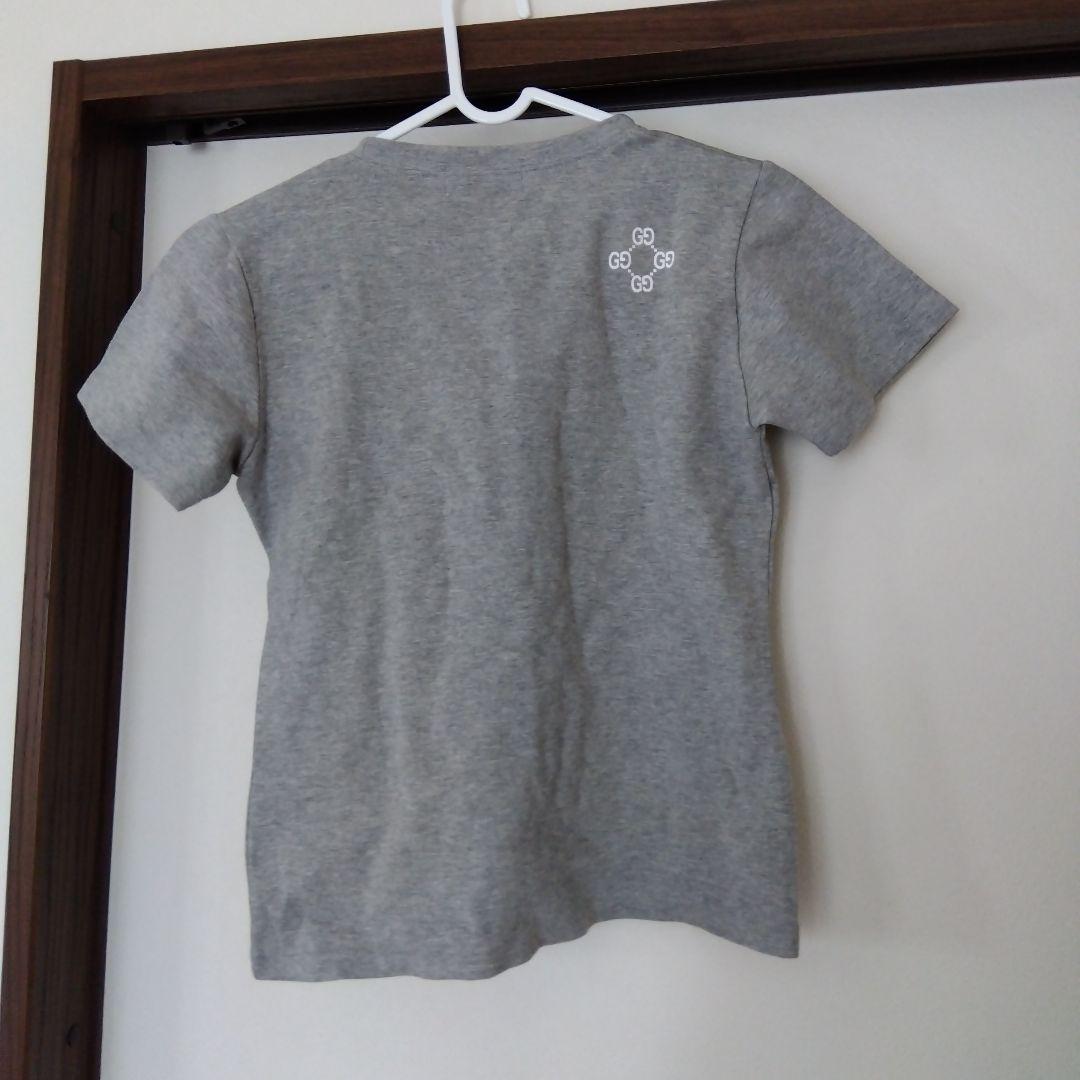 GUCCI グレー Tシャツ GGロゴ