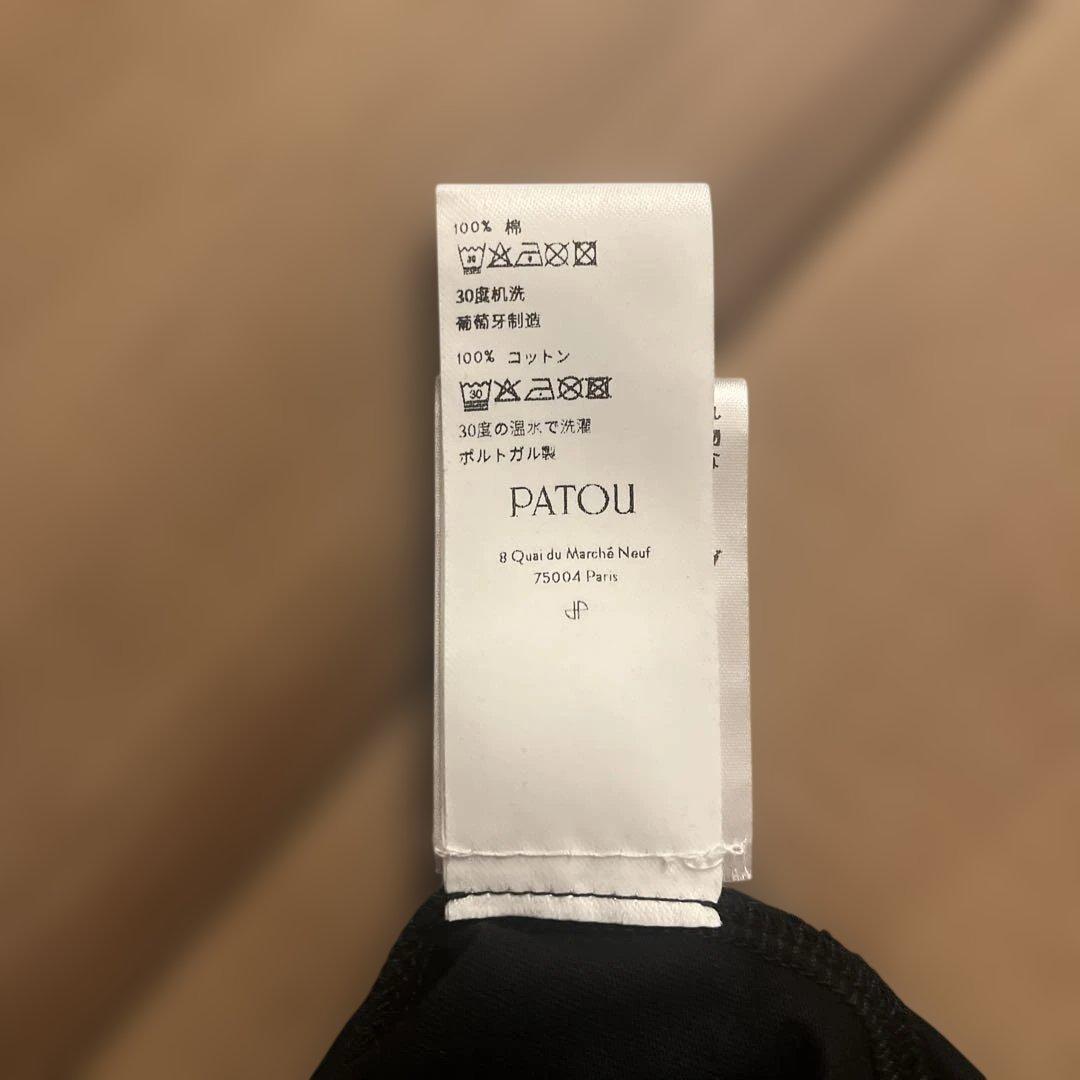PATOU ブラック Tシャツ コットン100%