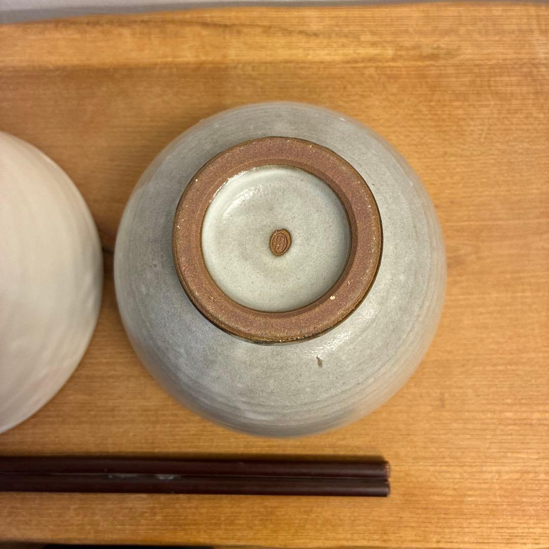 Kirakira新品　陶器　陶芸作家　深茶碗3個　451